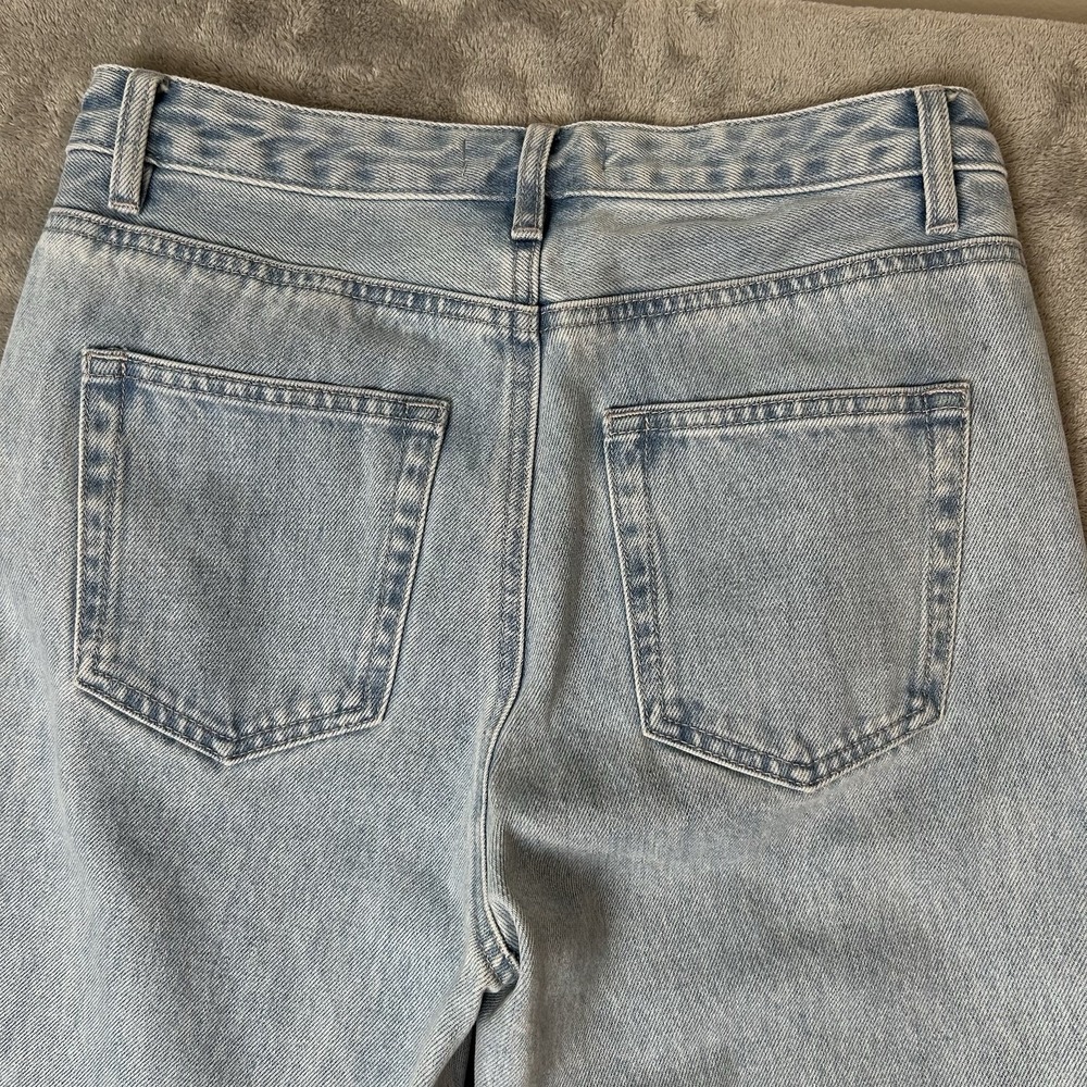 Assembly Label Jeans Straight Relaxed Fit Blue Denim Jeans Women's Size 8 - Picture 9 of 16
